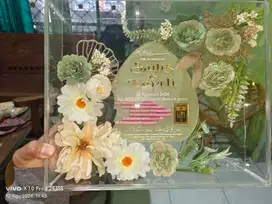Custom Mahar Akrilik dan Box Seserahan