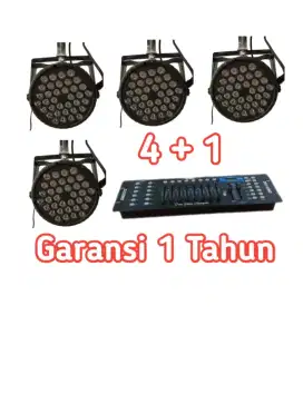 4 LED + MIXER 16 CHANEL/PAR LIGHT FULL COLOR 36 BOHLAM