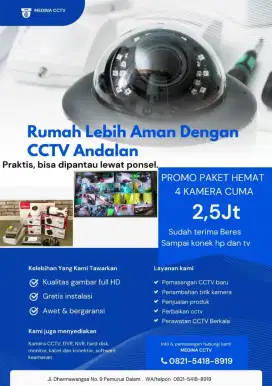 PROMO PAKET HEMAT 4 KAMERA