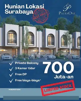 Rumah 3 KT DP 0 di Surabaya Barat Sebelah Citraland NorthWest