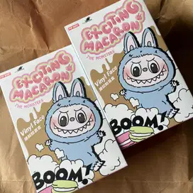 (NEW) ORIGINAL Pop Mart The Monster Labubu - Tasty Macarons Vinyl Face