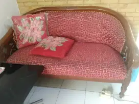 JUAL SET SOFA KAYU