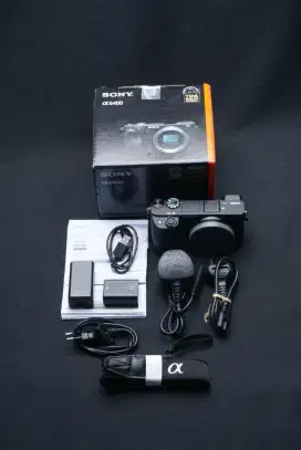 SONY A6400 BODY ONLY MULUS LIKENEW FULLSET