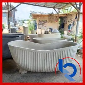 bathtub teraso lengkung ulir