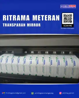 PRINTING STIKER RHITRAMA METERAN