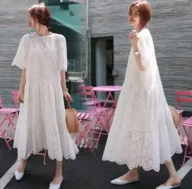 Women Maxi Dress Lace Import