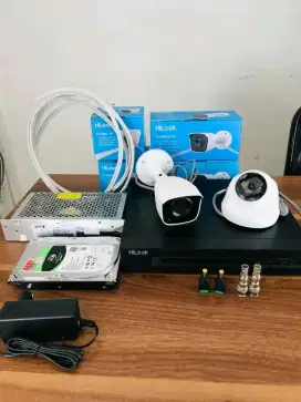 PAKET KAMERA CCTV LENGKP SIAP PASANG