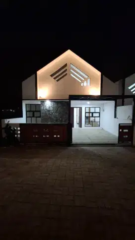 Rumah modern dengan view kota bandung harga murah bisa custom denah