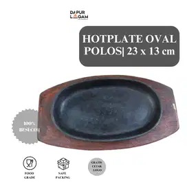 HOTPLATE OVAL POLOS KECIL