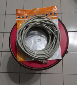 NYK LAN CAT6 UTP CABLE 15 METERS BEKAS PAKAI, 99% SEPERTI BARU.