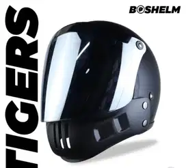 Helm Cakil modular tiger snail flat visor