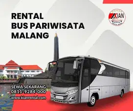 Sewa Bis Murah Pariwisata Rental Mobil Hiace Elf Medium Big Bus Luxury