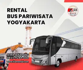 Sewa Bis Pariwisata Murah Rental Mobil Hiace Elf Medium Big Bus Luxury