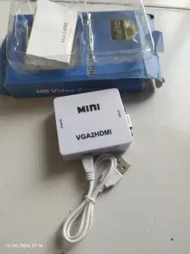 VGA to HDMI untuk Laptop, komputer, proyektor