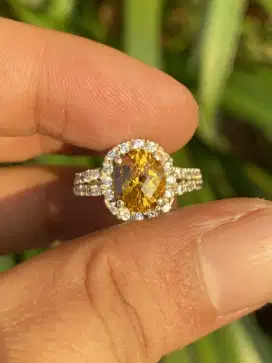 Heliodor Beryl 1.49 ct Ring Perak