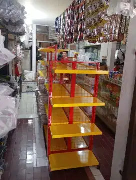 Rak minimarket buat toko anda makin rapi