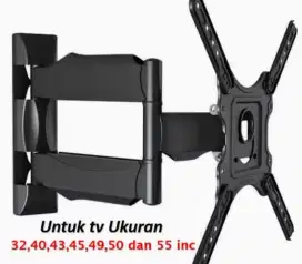 BRAKCET TV' MODEL SWIVEL PLUS PASANG