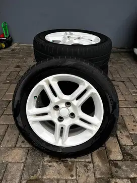 Velg Ring 16 OEM ford Fiesta repaint putih bisa untuk Yaris Jazz