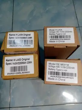 Battery Laptop Dell & HP