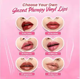 Lipcream glasting wardah