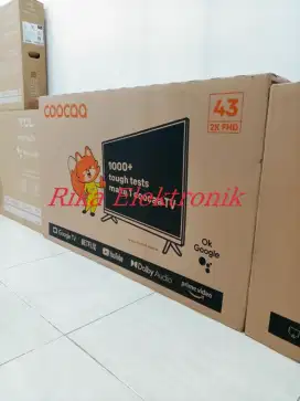 Google tv 43 in coocaa 2K premium Bezeles