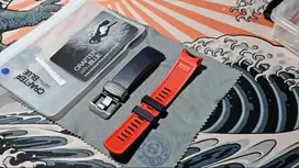 CRAFTER BLUE CB09 Rubber Strap NAVY-MERAH SEIKO Samurai SRPB51 22mm
