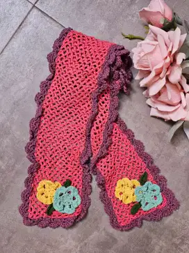 Syal rajut Handmade gift kado