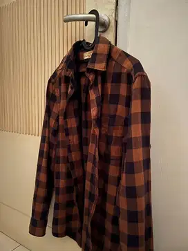 Kemeja Flannel H&M Signature Colour