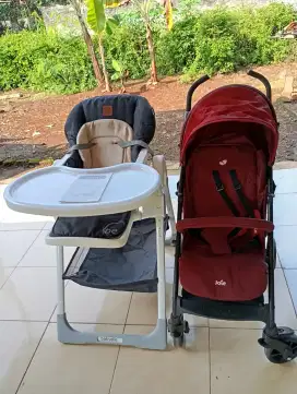 Stroller Joie Brisk dan Baby Chair Babyelle