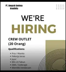 Crew outlet nasi telor