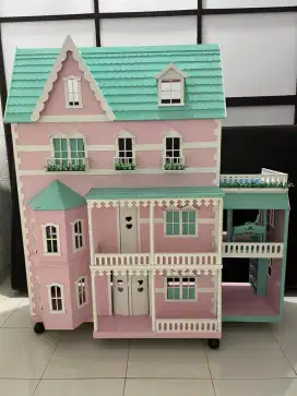 Rumah Kayu Barbie 120 x 60 x 150