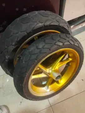 1 SET VELG YAMAHA NMAX OLD & BAN CORSA CROSS S Platinum