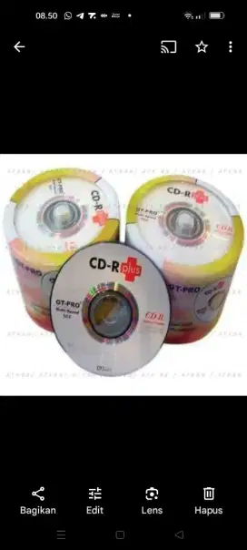 CD-R PLUS BARU KWALITAS BAGUS