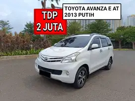 TOYOTA AVANZA E AT 2013 PUTIH PROMO MURAH DP MINIM 2 JUTA