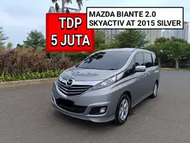 MAZDA BIANTE 2.0 SKYACTIV AT 2015 SILVER PROMO MURAH DP MINIM 5 JUTA