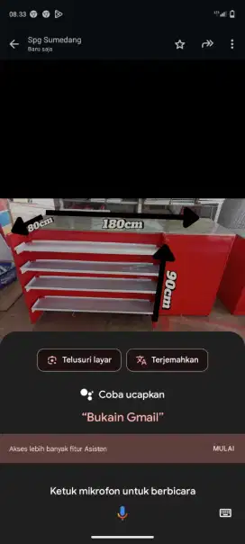 Jual rak bekas murah