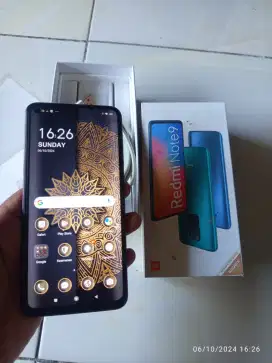 Redmi note 9 ram 6 / 128 bagus istimewa