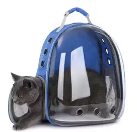 Tas Ransel Astronot TRANPARAN Anjing Kucing Pet Cargo Travel