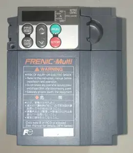 Inverter fuji 0.75 kw ,1hp 380 volt bagus