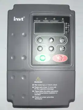 Inverter Invt 2.2kw ,3hp 220 volt in 1phase out 3 phase bagus