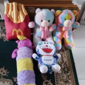 Boneka labubu uk xl coklat