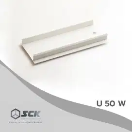 Tali Air / U Channel / Groove Joint SCK U50 W UPVC
