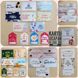 Kartu Ucapan Mini/Thankscard Mini