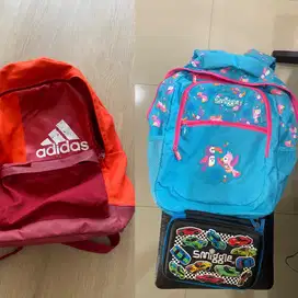 Tas ransel smiggle adidas(buy 1get 3)