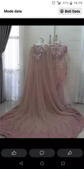 Baju pengantin semi kebaya