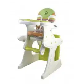 New Meja Makan High Chair Belajar Bayi Baby Elle Festival BE01 Green
