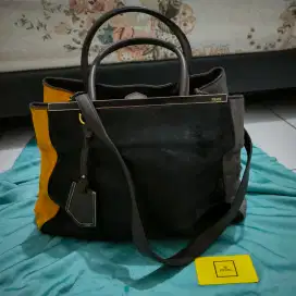 Original Fendi Tas Jinjing Bahu 2in1 bulu unik