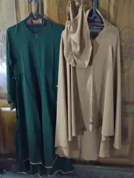 Gamis set Hijab dan Cadar