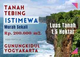 Tanah Pantai Dijual Murah Tebing Istimewa Gunungkidul Yogyakarta