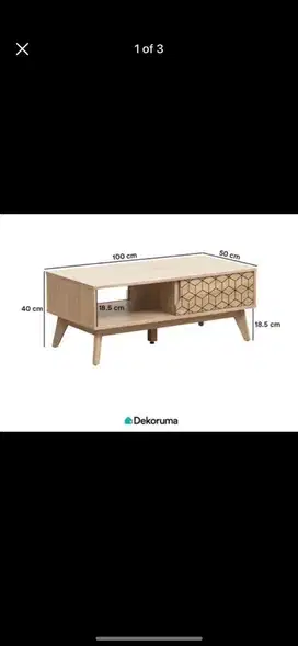 Meja tamu dekoruma